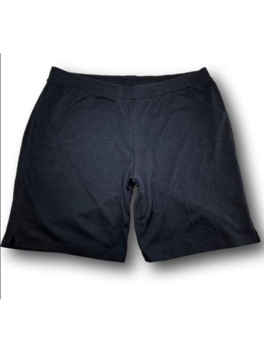 Women's Quacker Factory Athletic Shorts 2X Black